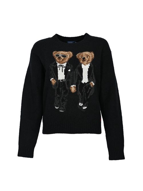 Maglione in misto lana e alpaca con intarsio Polo Bear POLO RALPH LAUREN | 211978619001
